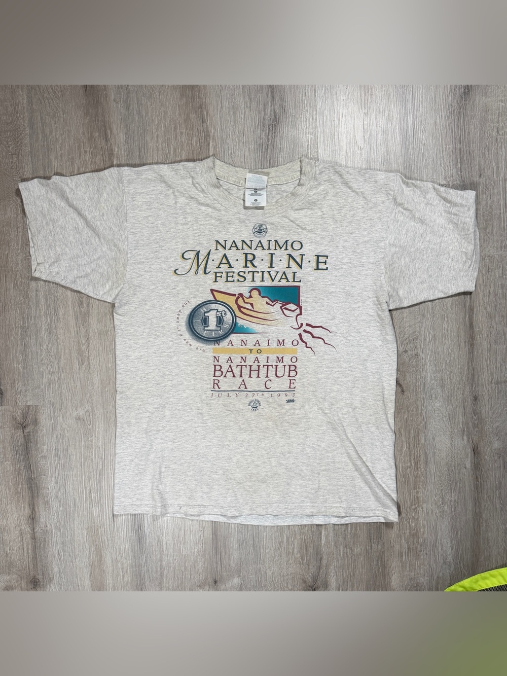 Vintage 1997 Nanaimo Marine Festival Bathtub Race T-Shirt Large